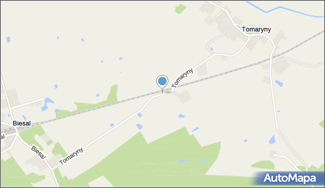 Tomaryny, Tomaryny, mapa Tomaryny