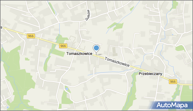 Tomaszkowice, Tomaszkowice, mapa Tomaszkowice