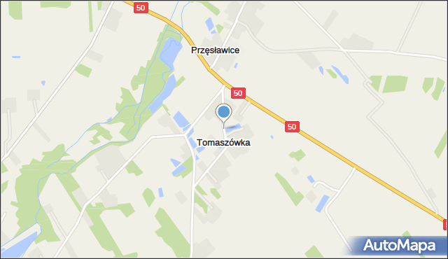 Tomaszówka gmina Pniewy, Tomaszówka, mapa Tomaszówka gmina Pniewy