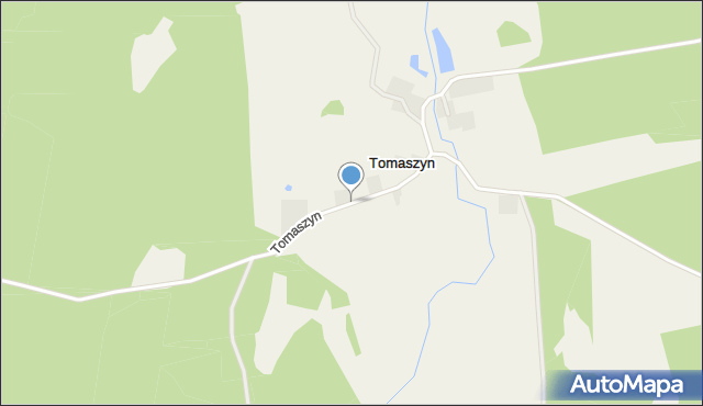 Tomaszyn, Tomaszyn, mapa Tomaszyn