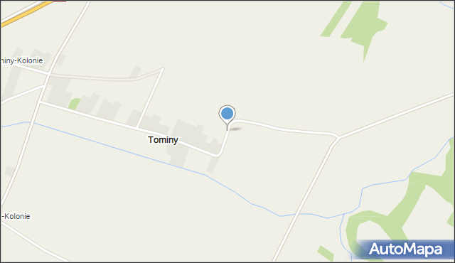 Tominy, Tominy, mapa Tominy