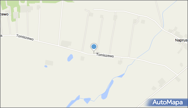 Tomiszewo, Tomiszewo, mapa Tomiszewo