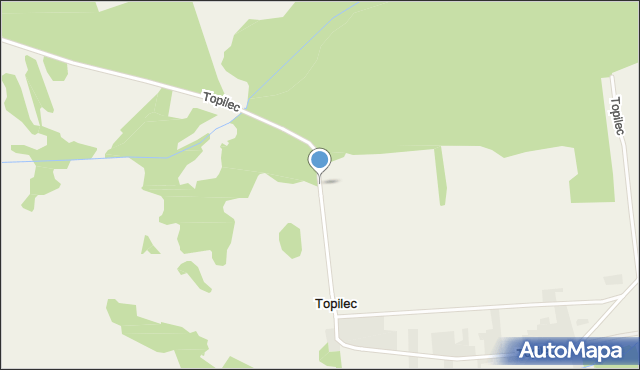 Topilec, Topilec, mapa Topilec