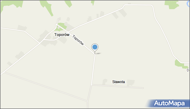 Toporów gmina Iwaniska, Toporów, mapa Toporów gmina Iwaniska