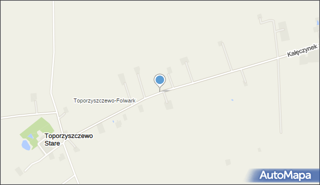 Toporzyszczewo Stare, Toporzyszczewo Stare, mapa Toporzyszczewo Stare