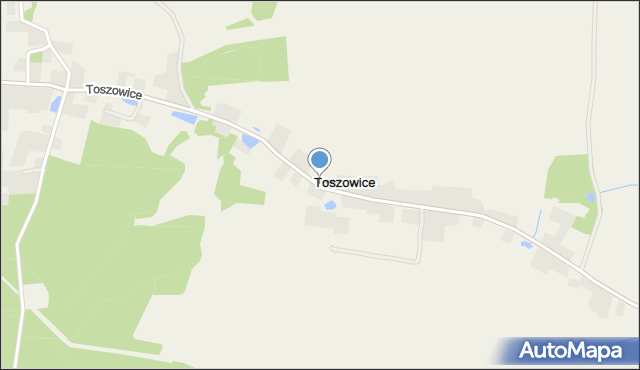 Toszowice, Toszowice, mapa Toszowice