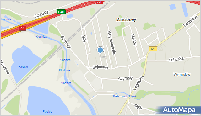 Zabrze, Toruńska, mapa Zabrza