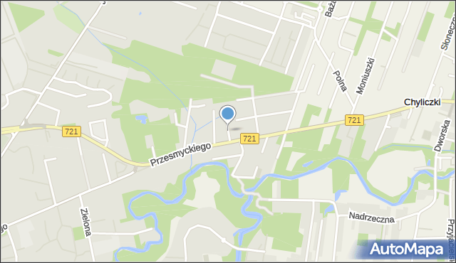 Piaseczno, Truskawkowa, mapa Piaseczno