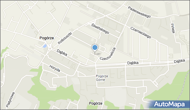 Pogórze gmina Kosakowo, Traugutta Romualda, gen., mapa Pogórze gmina Kosakowo
