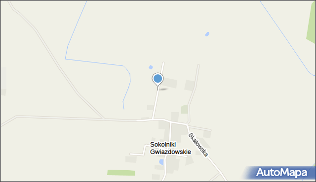 Sokolniki Gwiazdowskie, Truskawkowa, mapa Sokolniki Gwiazdowskie