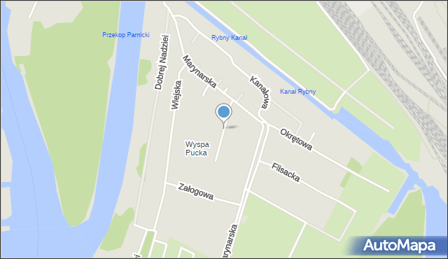 Szczecin, Tranowa, mapa Szczecina