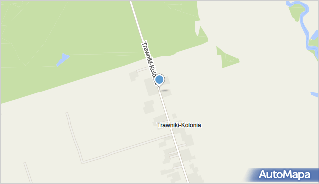 Trawniki-Kolonia, Trawniki-Kolonia, mapa Trawniki-Kolonia