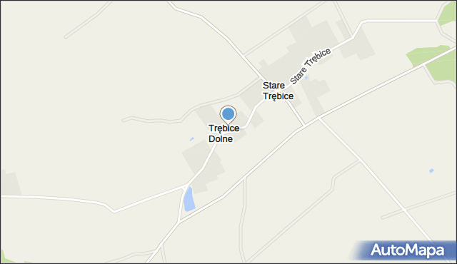 Trębice Dolne, Trębice Dolne, mapa Trębice Dolne