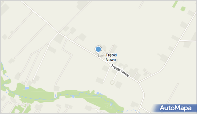 Trębki Nowe, Trębki Nowe, mapa Trębki Nowe