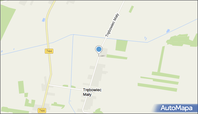 Trębowiec Mały, Trębowiec Mały, mapa Trębowiec Mały