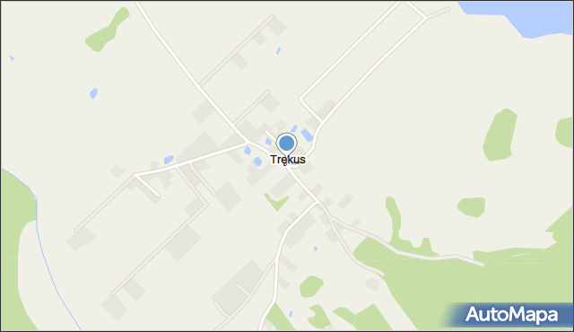 Trękus, Trękus, mapa Trękus