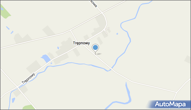 Trępnowy, Trępnowy, mapa Trępnowy