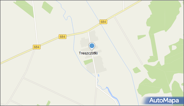 Treszczotki, Treszczotki, mapa Treszczotki