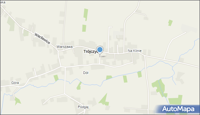 Trójczyce, Trójczyce, mapa Trójczyce