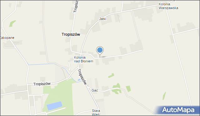 Tropiszów, Tropiszów, mapa Tropiszów