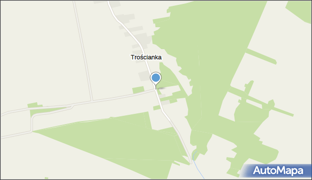 Trościanka, Trościanka, mapa Trościanka