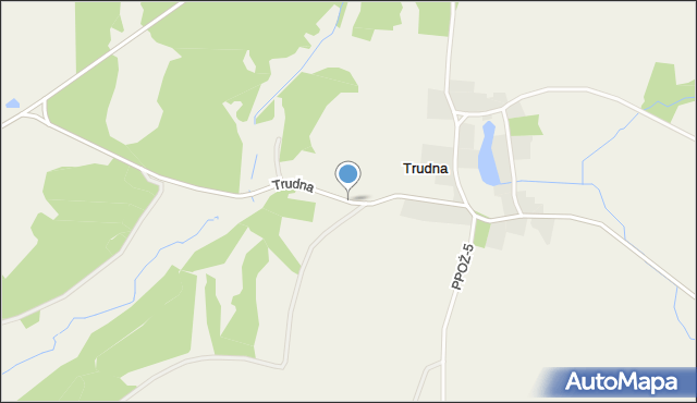 Trudna, Trudna, mapa Trudna
