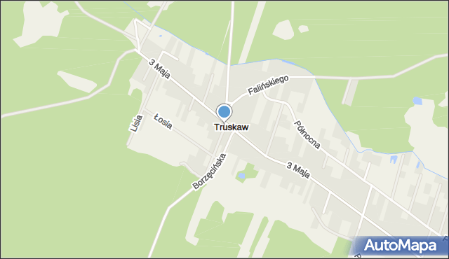 Truskaw, Truskaw, mapa Truskaw