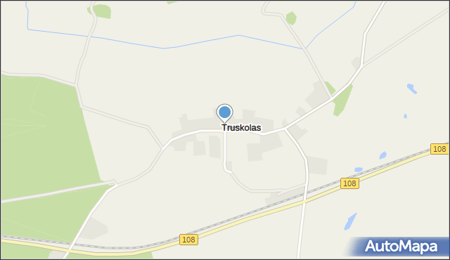 Truskolas, Truskolas, mapa Truskolas