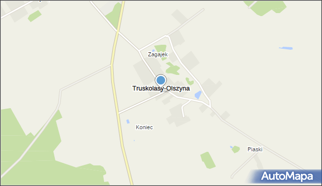 Truskolasy-Olszyna, Truskolasy-Olszyna, mapa Truskolasy-Olszyna