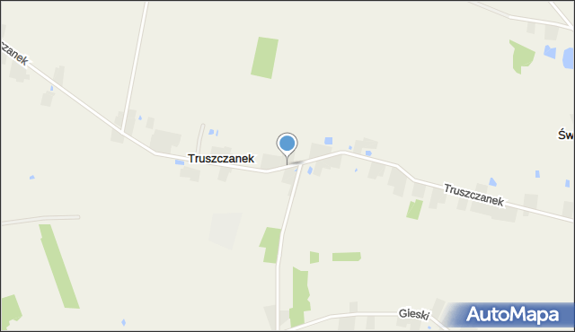 Truszczanek, Truszczanek, mapa Truszczanek