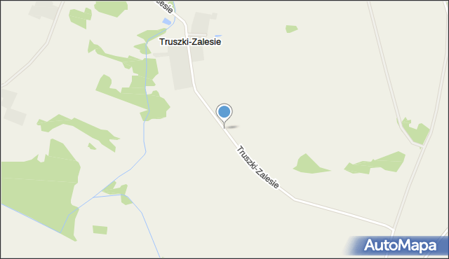 Truszki-Zalesie, Truszki-Zalesie, mapa Truszki-Zalesie