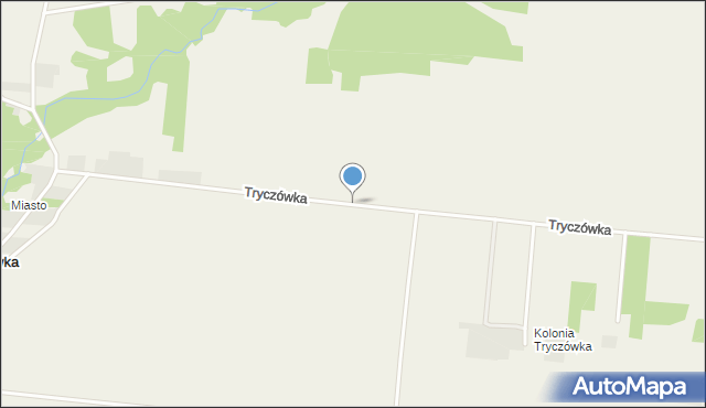 Tryczówka, Tryczówka, mapa Tryczówka