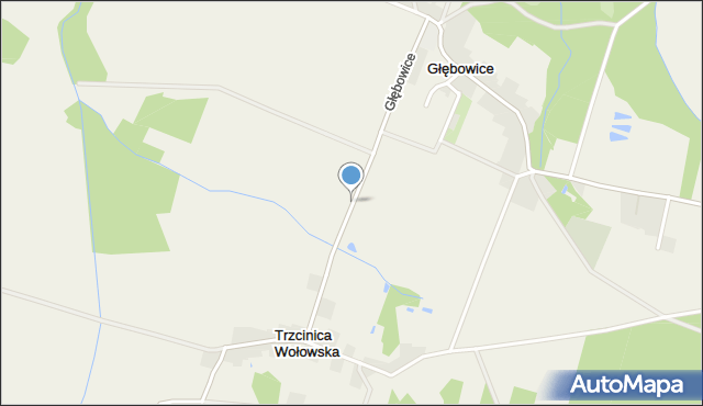 Trzcinica Wołowska, Trzcinica Wołowska, mapa Trzcinica Wołowska