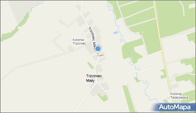 Trzciniec Mały, Trzciniec Mały, mapa Trzciniec Mały