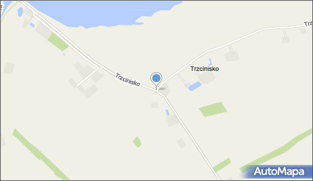 Trzcinisko, Trzcinisko, mapa Trzcinisko