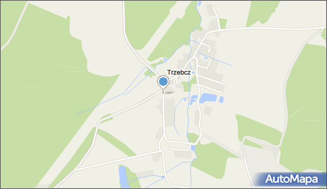 Trzebcz, Trzebcz, mapa Trzebcz