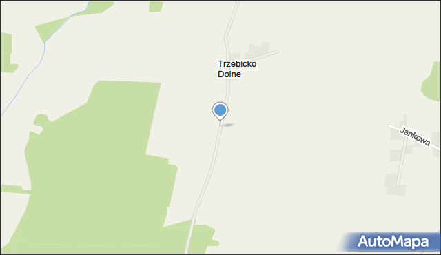 Trzebicko Dolne, Trzebicko Dolne, mapa Trzebicko Dolne