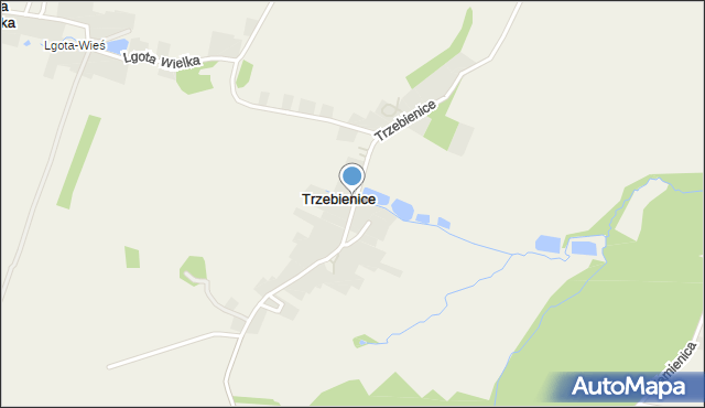 Trzebienice, Trzebienice, mapa Trzebienice