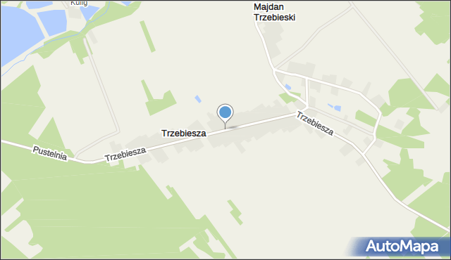 Trzebiesza, Trzebiesza, mapa Trzebiesza