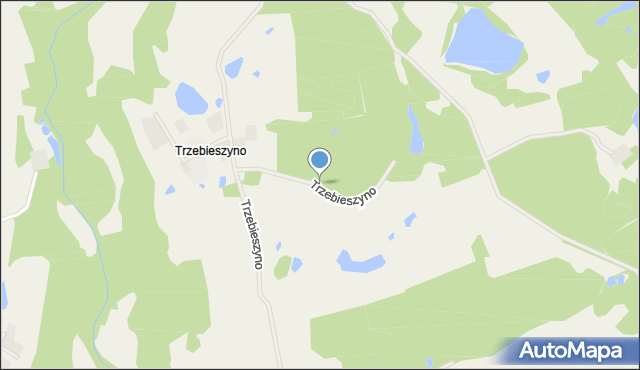 Trzebieszyno, Trzebieszyno, mapa Trzebieszyno