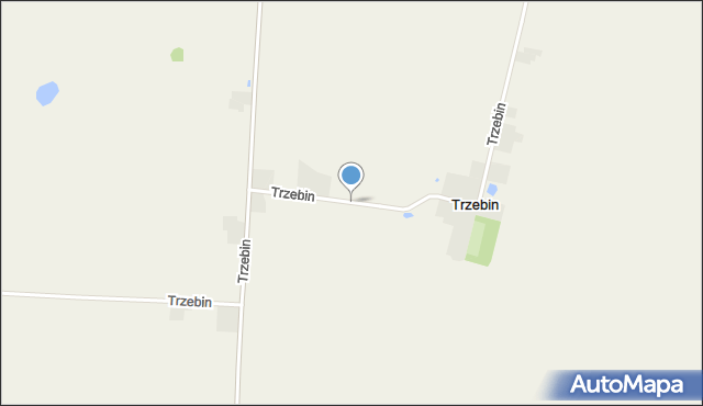 Trzebin gmina Dobrzyca, Trzebin, mapa Trzebin gmina Dobrzyca