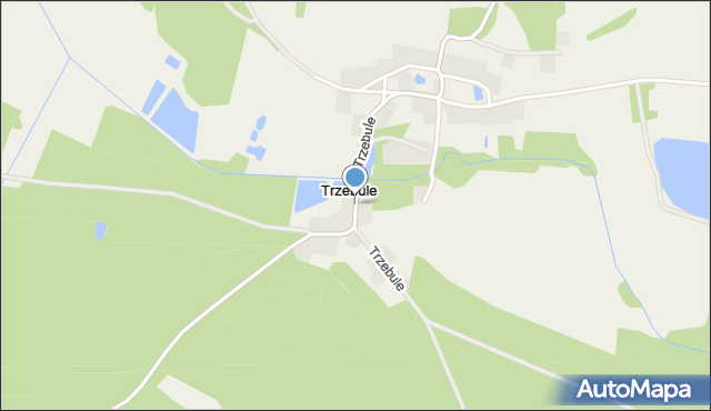 Trzebule, Trzebule, mapa Trzebule