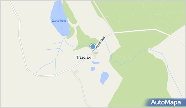 Trzeciaki, Trzeciaki, mapa Trzeciaki