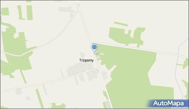 Trzęsiny, Trzęsiny, mapa Trzęsiny