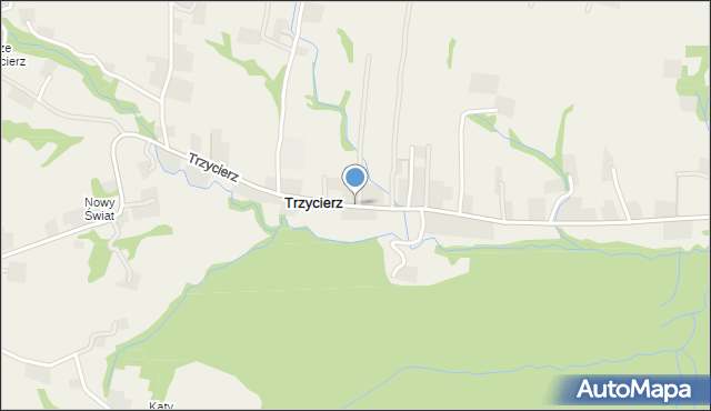 Trzycierz, Trzycierz, mapa Trzycierz