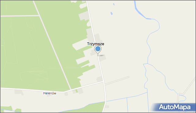 Trzymsze, Trzymsze, mapa Trzymsze