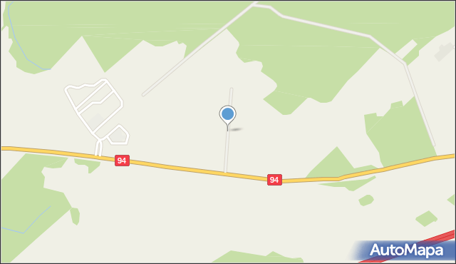 Żarska Wieś, Transportowa, mapa Żarska Wieś