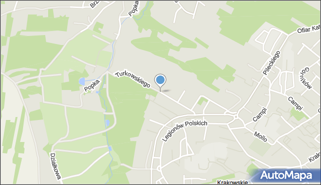 Bochnia, Turkowskiego Mariana, gen., mapa Bochni