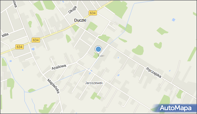 Duczki, Turystyczna, mapa Duczki