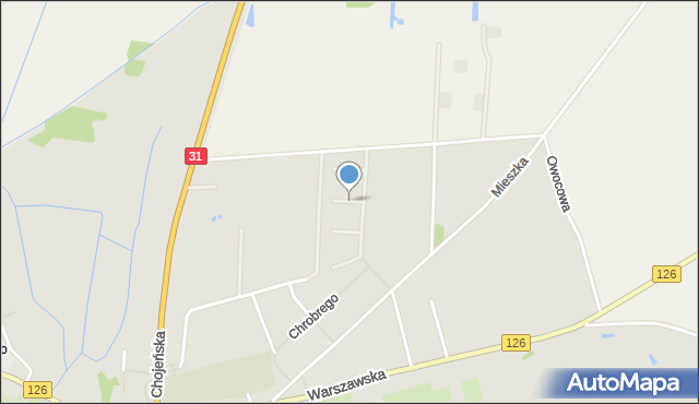 Mieszkowice powiat gryfiński, Tulipanowa, mapa Mieszkowice powiat gryfiński